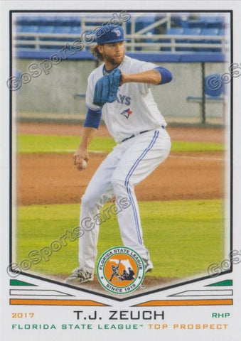 2017 Florida State League Top Prospect FSL TJ Zeuch
