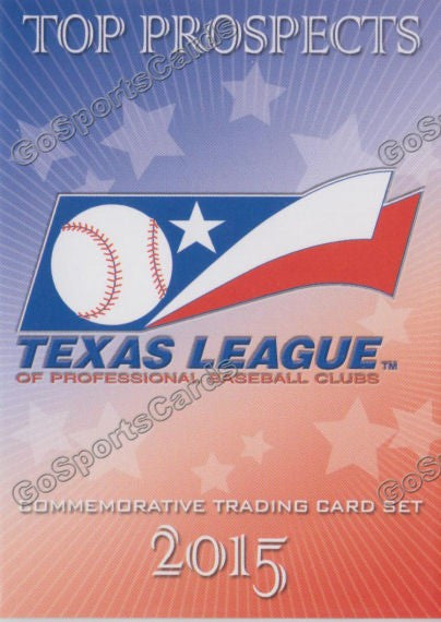 2015 Texas League Top Prospect Header Checklist