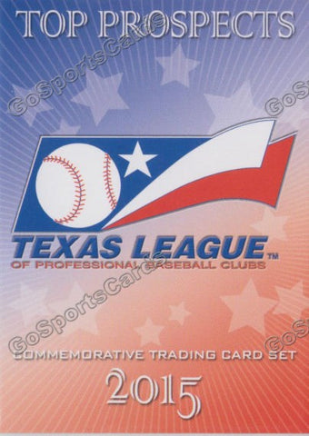 2015 Texas League Top Prospect Header Checklist