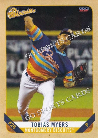 2021 Montgomery Biscuits Tobias Myers