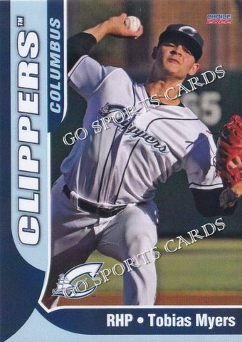 2022 Columbus Clippers Tobias Myers