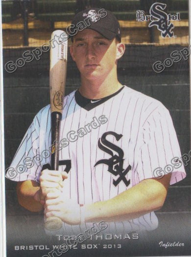 2013 Bristol White Sox Toby Thomas