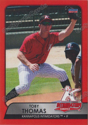 2015 Kannapolis Intimidators Toby Thomas