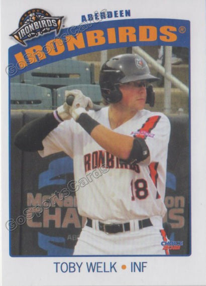 2021 Aberdeen Ironbirds Toby Welk
