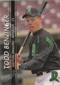 2009 Dayton Dragons Todd Benzinger