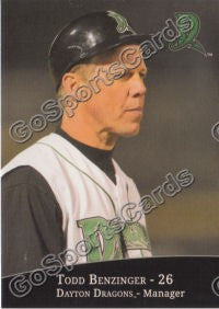 2010 Dayton Dragons Todd Benzinger