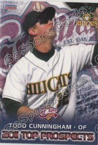 2011 Carolina League Top Prospects Todd Cunningham