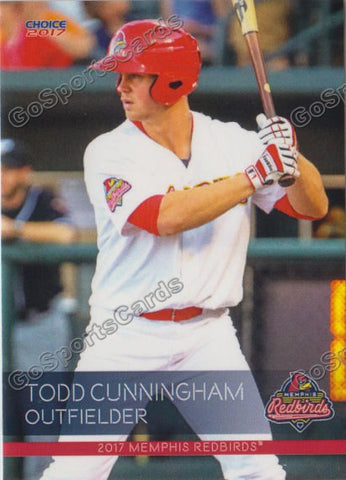 2017 Memphis Redbirds Todd Cunningham
