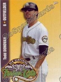 2009 New Hampshire Fisher Cats Todd Donovan