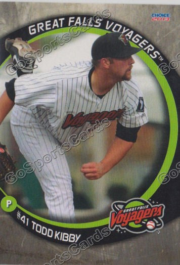 2013 Great Falls Voyagers Todd Kibby