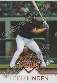 2012 Fresno Grizzlies Todd Linden