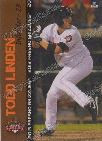 2013 Fresno Grizzlies Todd Linden