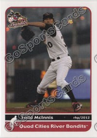 2012 Quad Cities River Bandits Todd McInnis