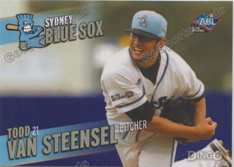 2013-2014 Sydney Blue Sox ABL Todd Van Steensel