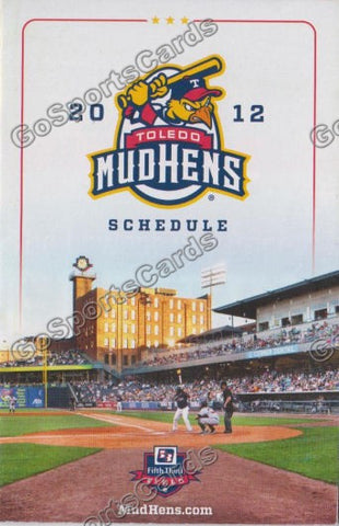 2012 Toledo MudHens Pocket Schedule