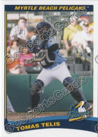 2012 Myrtle Beach Pelicans Tomas Telis