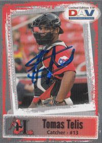 Tomas Telis 2011 Hickory Crawdads DAV (Autograph)