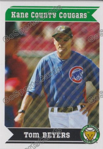 2013 Kane County Cougars Tom Beyers