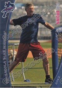 2012 Pensacola Blue Wahoos Tom Brown