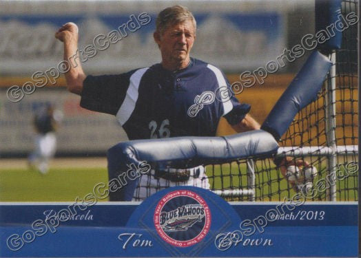 2013 Pensacola Blue Wahoos Tom Brown