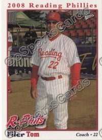 2008 Reading Phillies Tom Filer