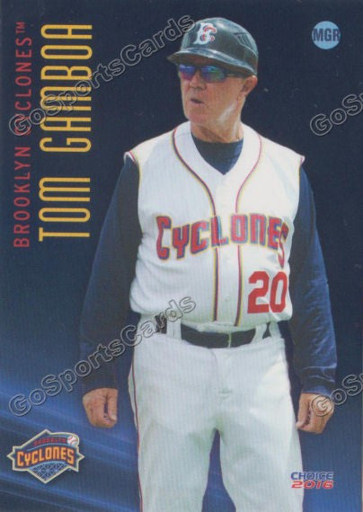 2016 Brooklyn Cyclones Tom Gamboa