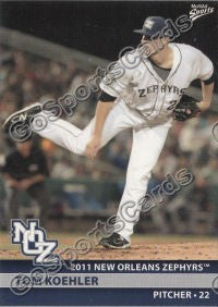 2011 New Orleans Zephyrs Tom Koehler