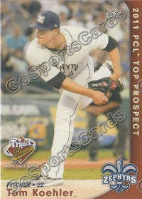 2011 Pacific Coast League Top Prospects PCL Tom Koehler