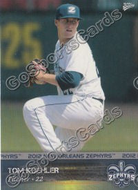 2012 New Orleans Zephyrs Tom Koehler