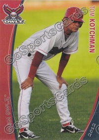 2012 Orem Owlz Tom Kotchman