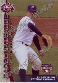 2009 Carolina League Top Prospects Tom Milone
