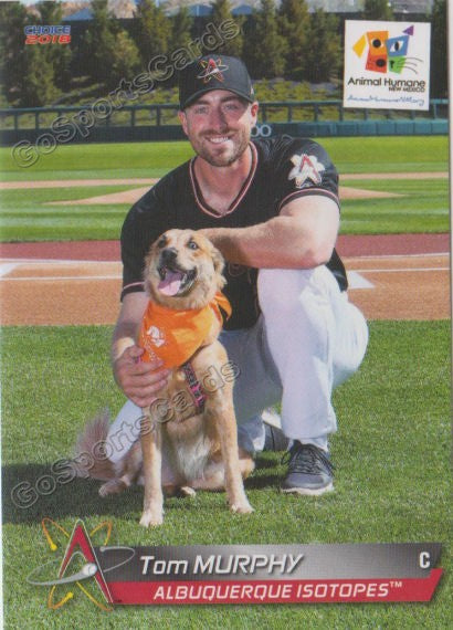 2018 Albuquerque Isotopes SGA Tom Murphy