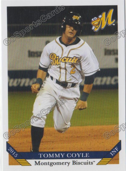 2015 Montgomery Biscuits Thomas Tommy Coyle