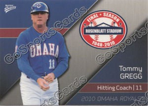 2010 Omaha Royals Tommy Gregg