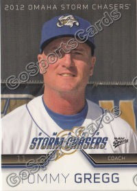 2012 Omaha Storm Chasers Tommy Gregg