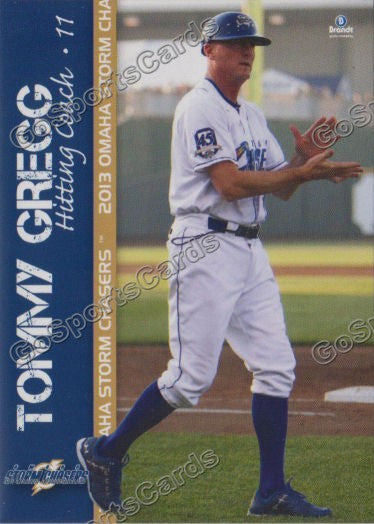 2013 Omaha Storm Chasers Tommy Gregg