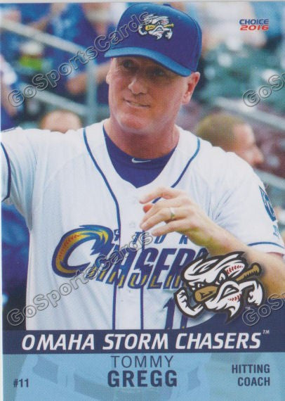 2016 Omaha Storm Chasers Tommy Gregg