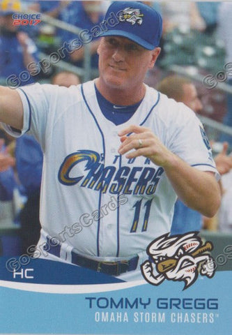 2017 Omaha Storm Chasers Tommy Gregg