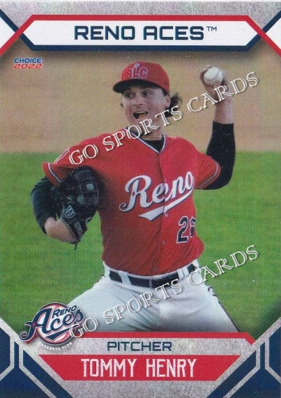 2022 Reno Aces Tommy Henry