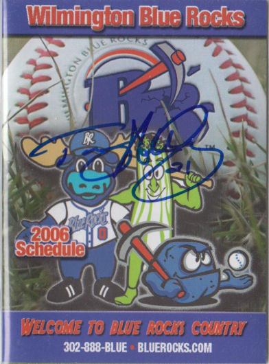 Tommy Hottovy 2006 Wilmington Blue Rocks Pocket Schedule (Autograph)