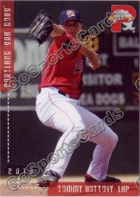 2010 Portland Sea Dogs Tommy Hottovy