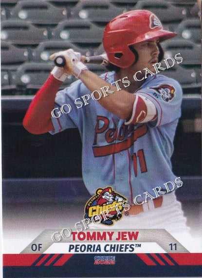 2022 Peoria Chiefs Tommy Jew