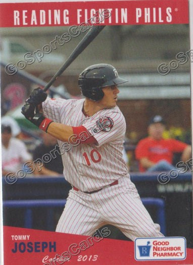 2013 Reading Fightins Phils Updated SGA 2nd Tommy Joseph