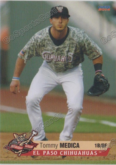 2014 El Paso Chihuahuas Tommy Medica