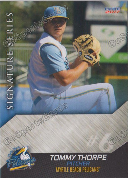 2017 Myrtle Beach Pelicans Tommy Thorpe