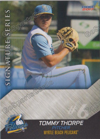 2017 Myrtle Beach Pelicans Tommy Thorpe