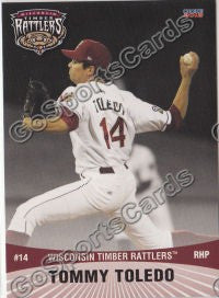 2012 Wisconsin Timber Rattlers Tommy Toledo