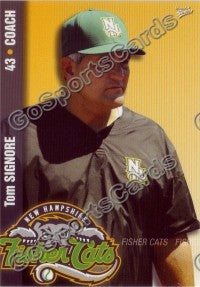 2009 New Hampshire Fisher Cats Tom Signore
