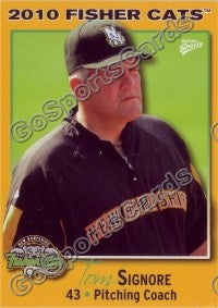2010 New Hampshire Fisher Cats Tom Signore