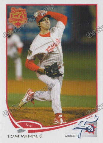 2016 Reading Fightin Phils Tom Windle